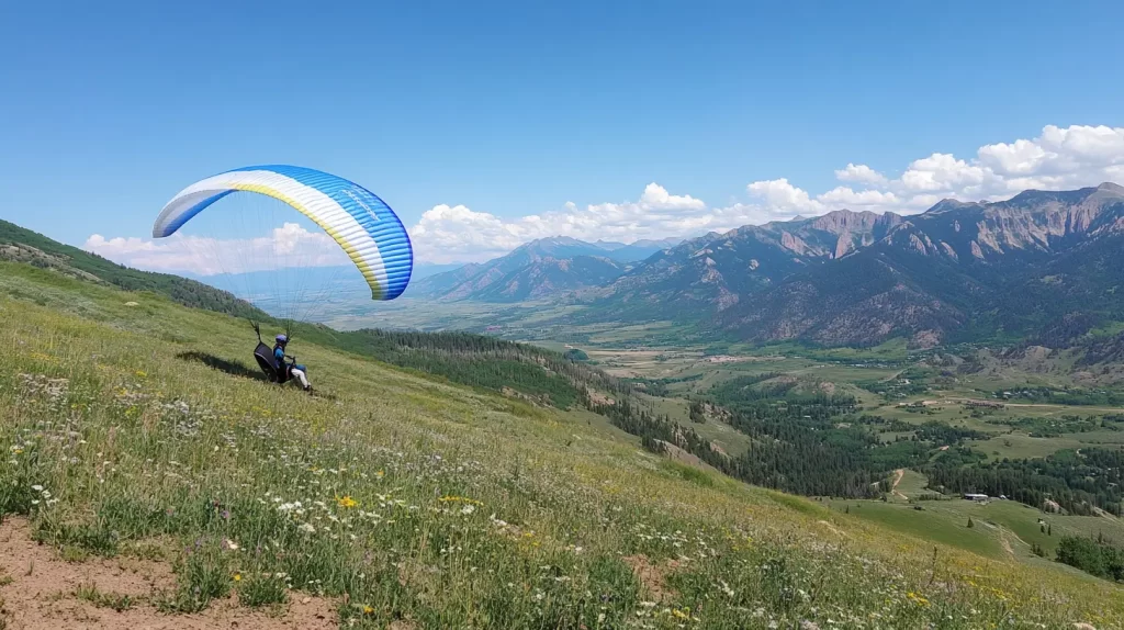 Premier atterissage parapente en solo